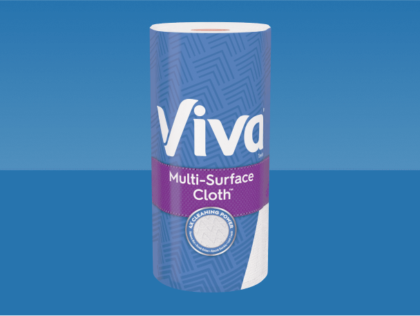 Viva® Multi-Surface Cloth™ with 4x cleaning power
